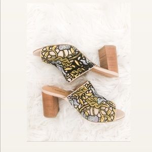 Embroidered Mules